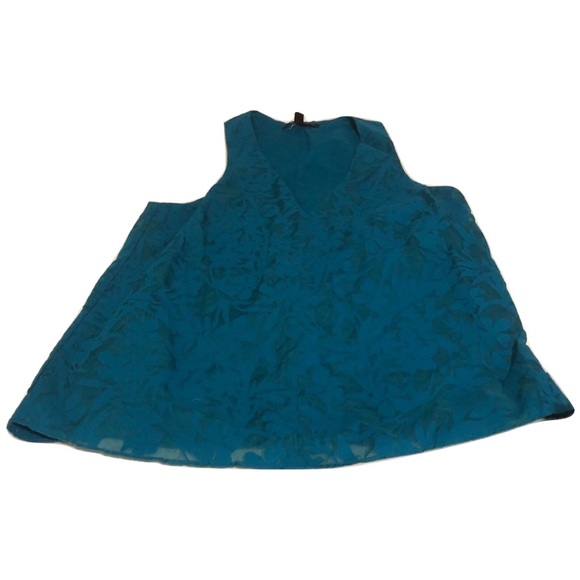 Banana Republic Tops - Banana Republic teal sleeveless top size xs